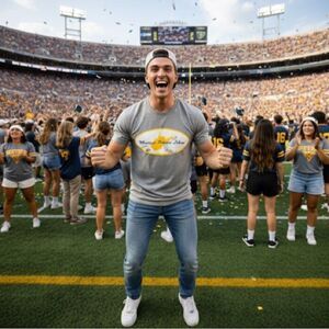 West Virginia state motto, men’s, various sizes